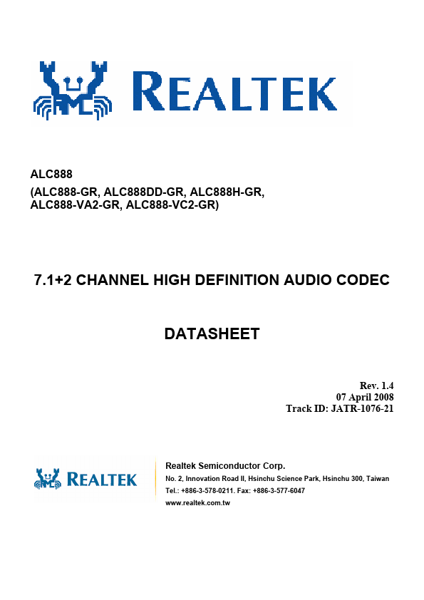 ALC888DD-GR