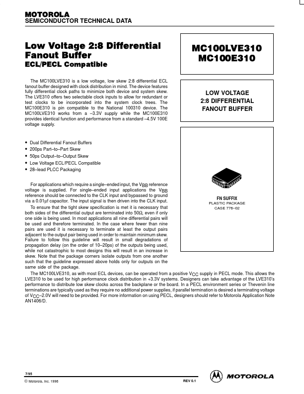 MC100E310 Motorola