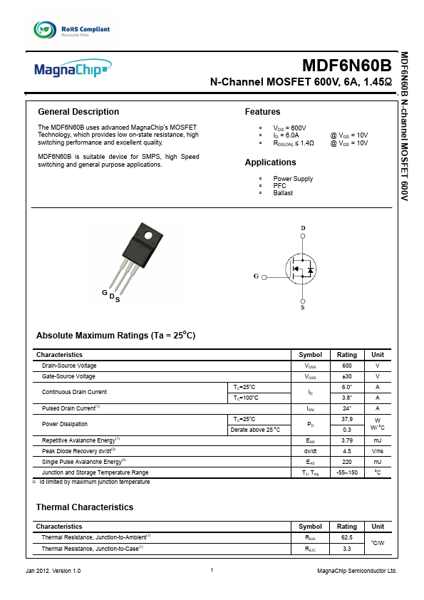 MDF6N60B