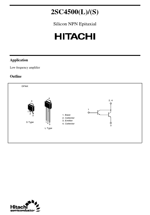 2SC4500S Hitachi Semiconductor