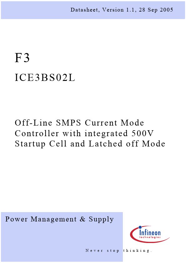 <?=ICE3BS02L?> डेटा पत्रक पीडीएफ