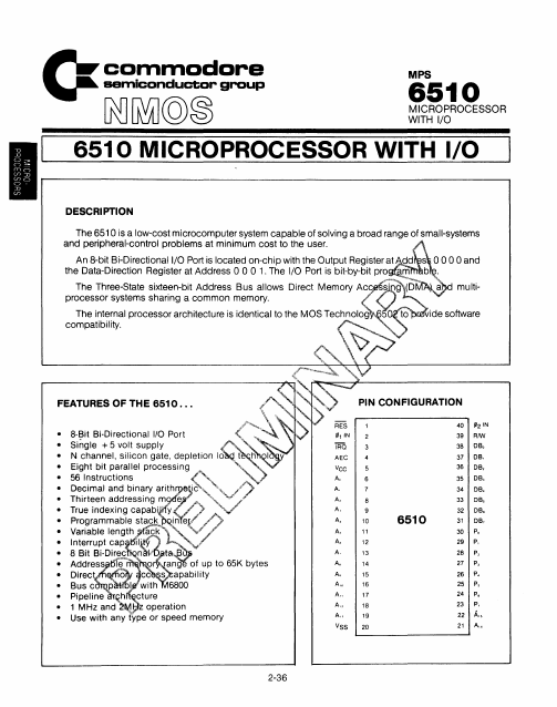 <?=6510?> डेटा पत्रक पीडीएफ