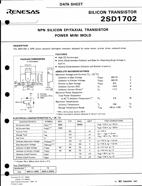 D1702 Renesas