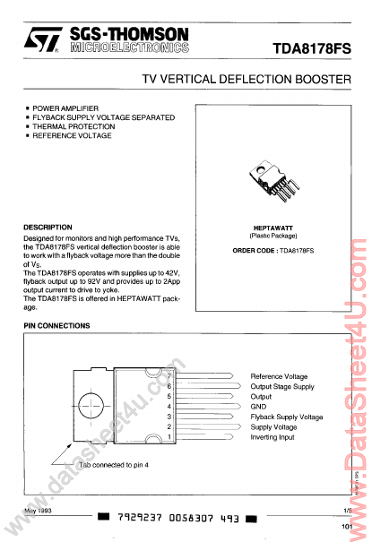 TDA8178FS ST Microelectronics