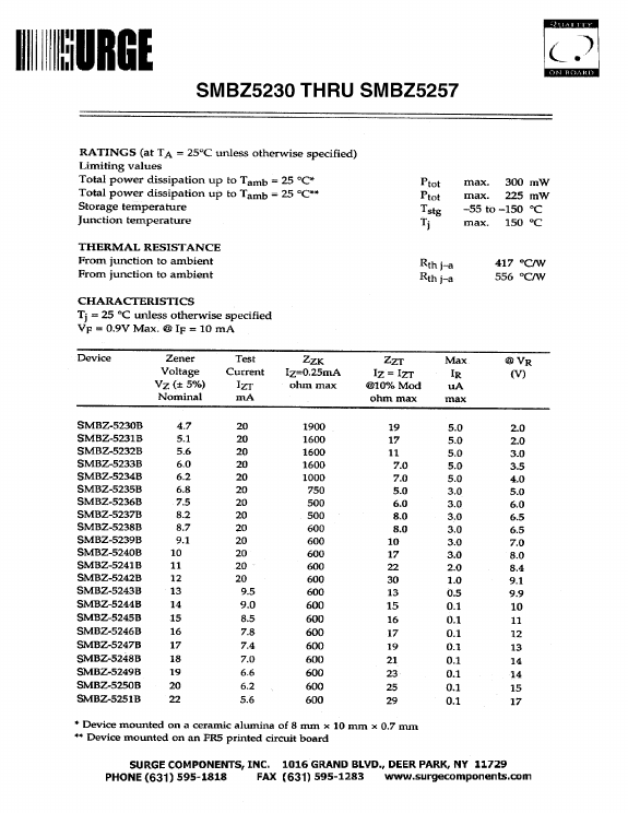 SMBZ5240B