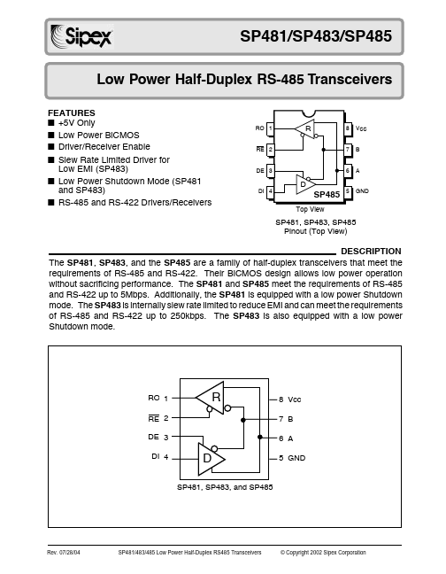 SP485 Sipex