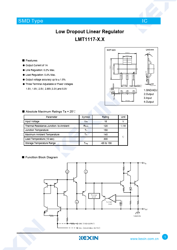 LMT1117-2.5