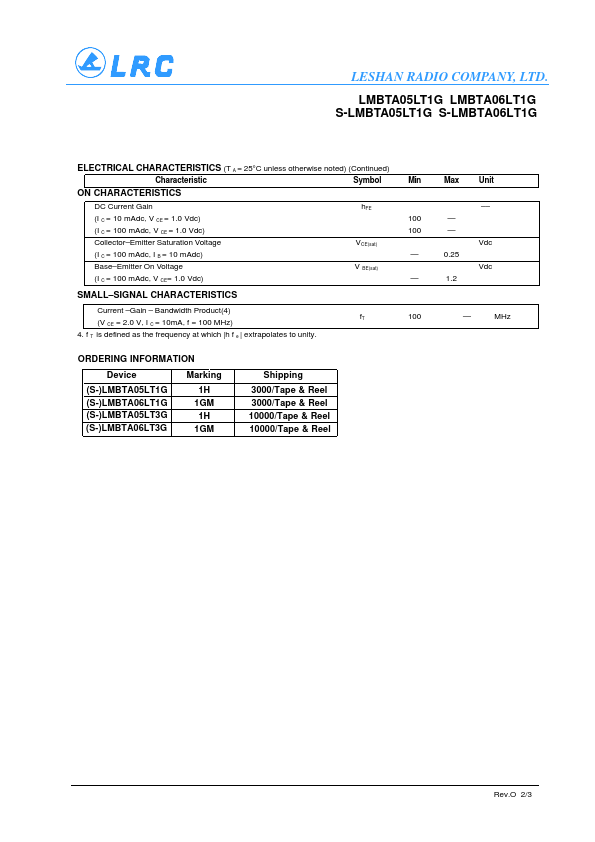 LMBTA05LT1G