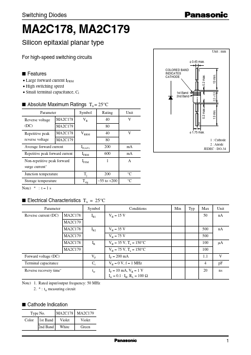 MA2C178 Panasonic