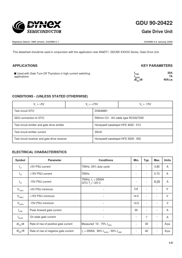 <?=GDU90-20422?> डेटा पत्रक पीडीएफ