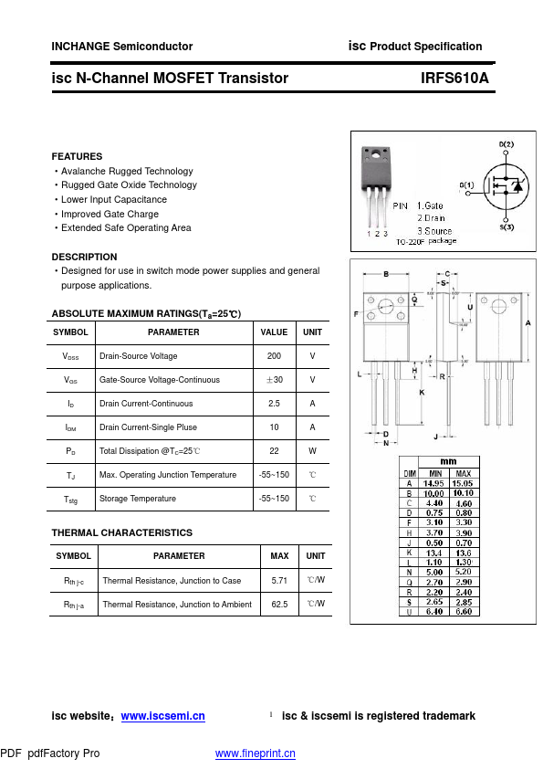 IRFS610A