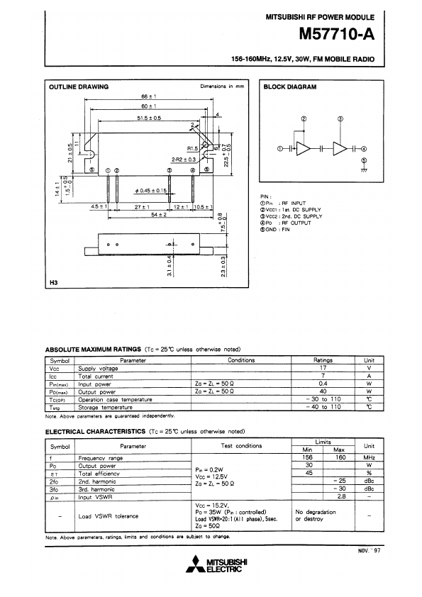 M57710-A Mitsubishi