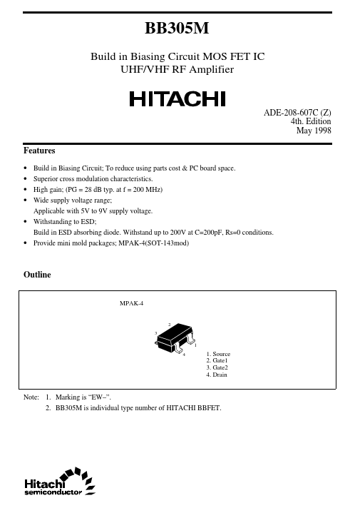 BB305M Hitachi