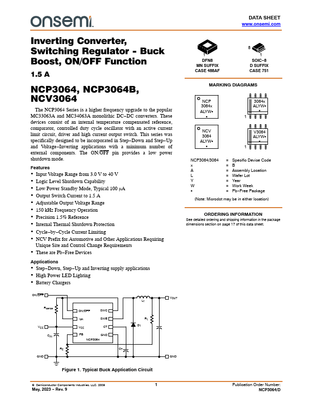 NCP3064B ON Semiconductor