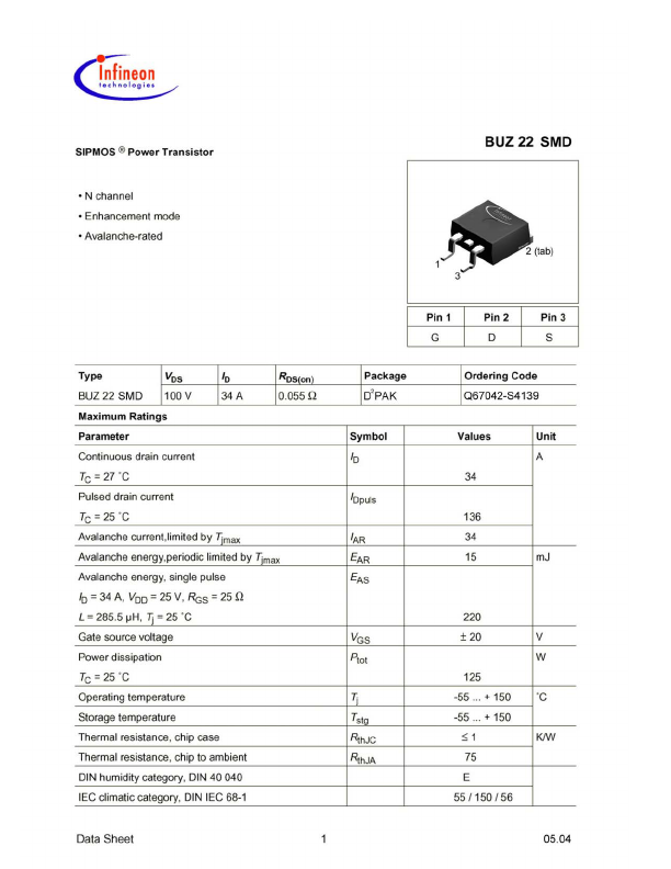 BUZ22SMD