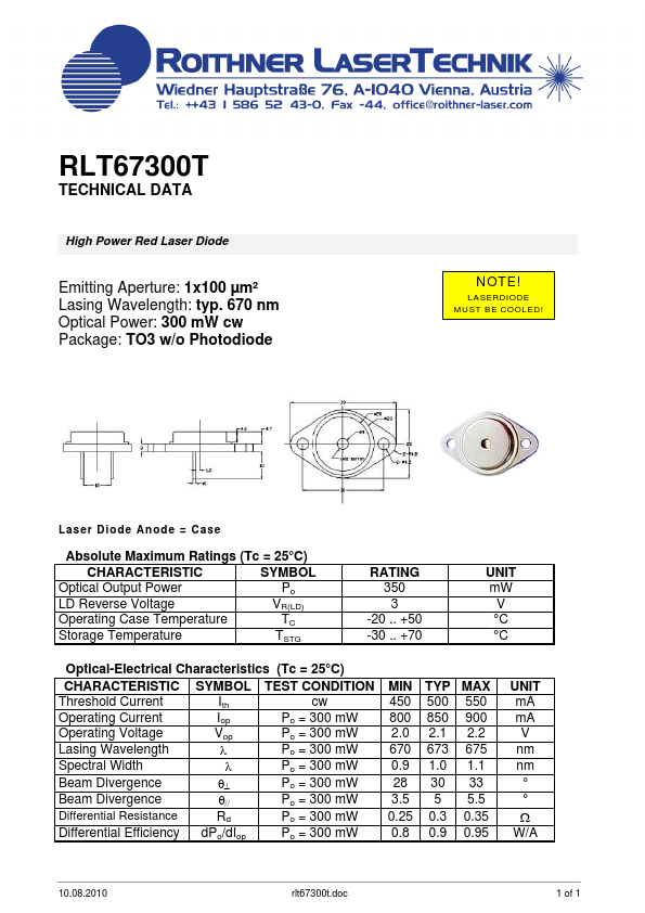 <?=RLT67300T?> डेटा पत्रक पीडीएफ