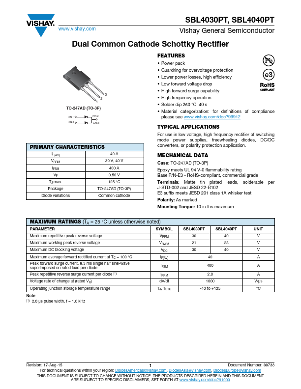 SBL4030PT