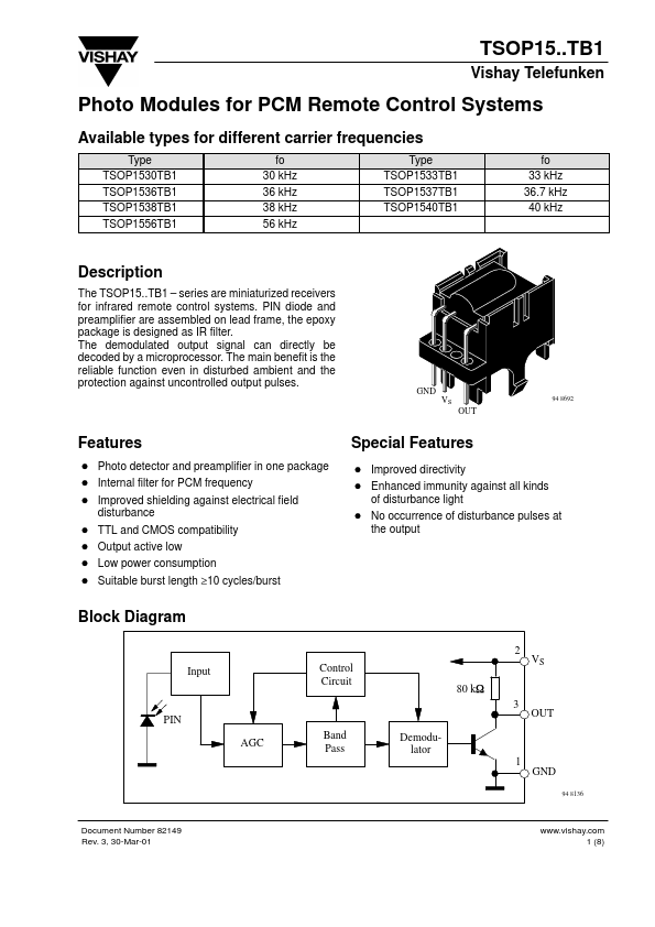 TSOP1537TB1