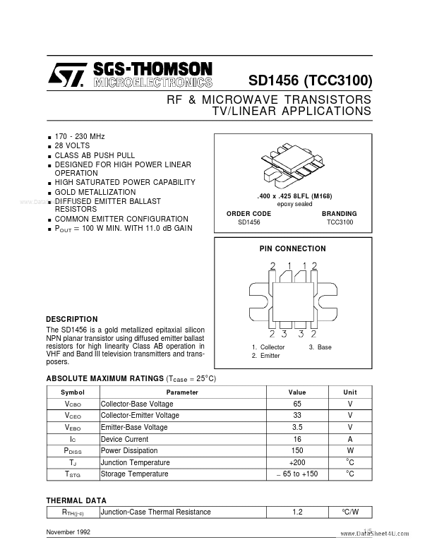 SD1456 STMicroelectronics