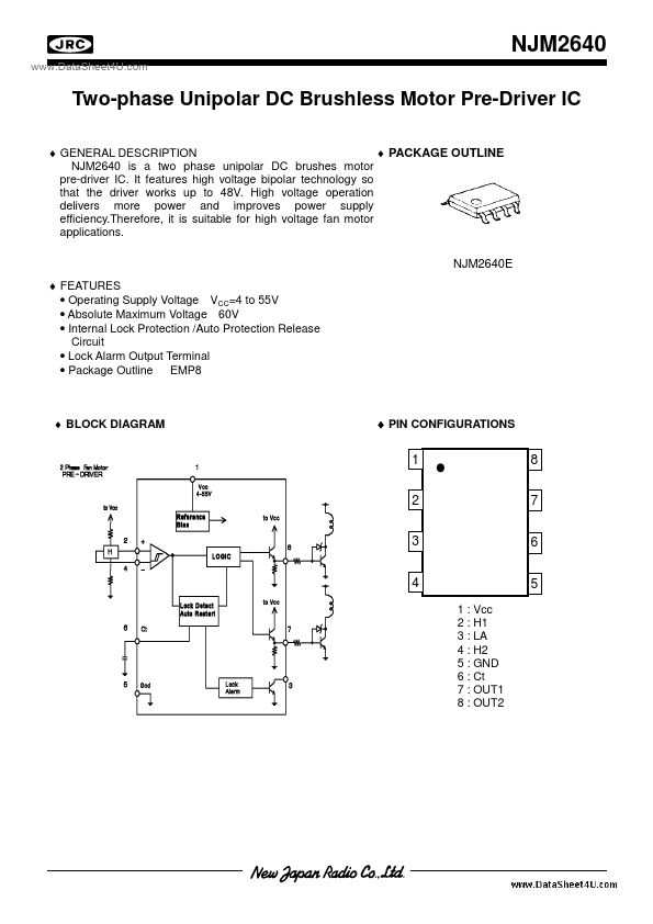 <?=NJM2640?> डेटा पत्रक पीडीएफ