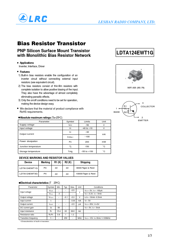 LDTA124EWT1G