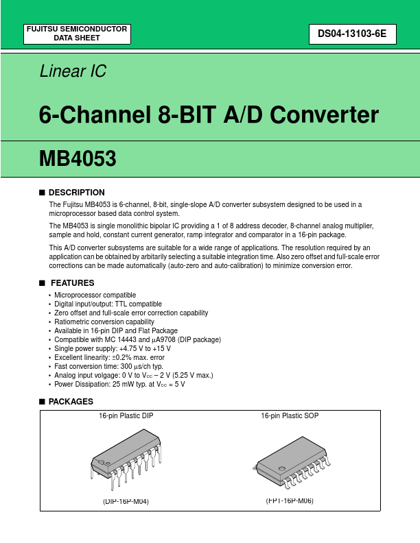 <?=MB4053?> डेटा पत्रक पीडीएफ