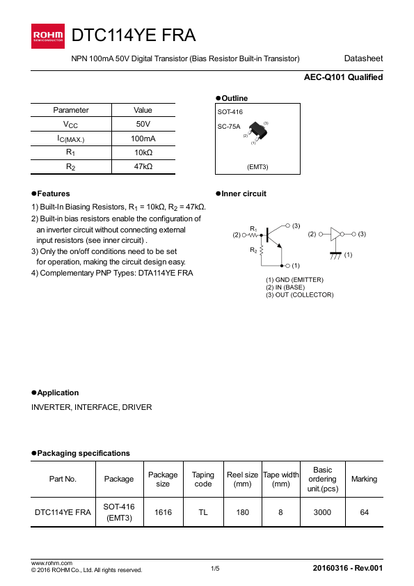 DTC114YEFRA