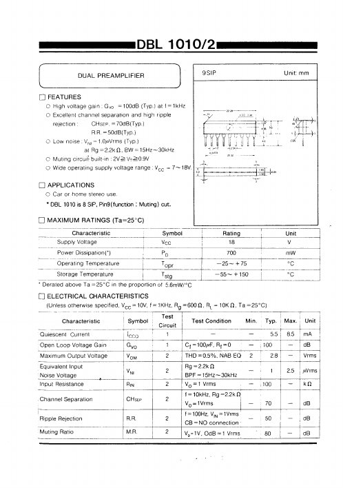 DBL1010 Daewoo Semiconductor