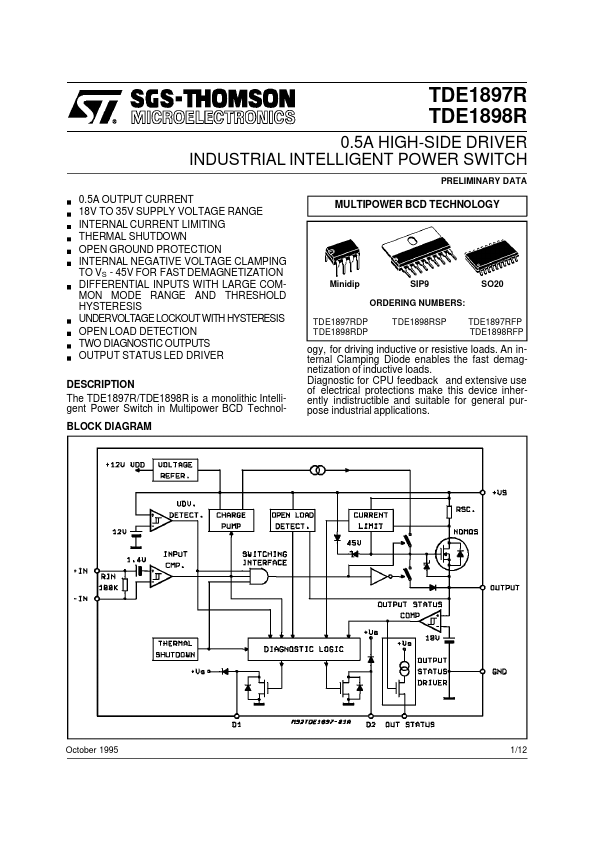 TDE1897R ST Microelectronics