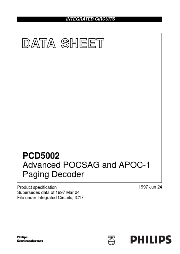 <?=PCD5002?> डेटा पत्रक पीडीएफ