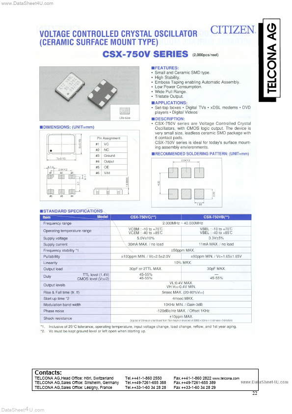 CSX-750VC