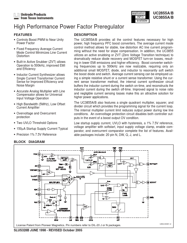 UC2855A UNITRODE