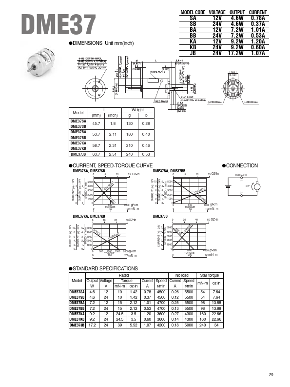 DME37SMA Servo