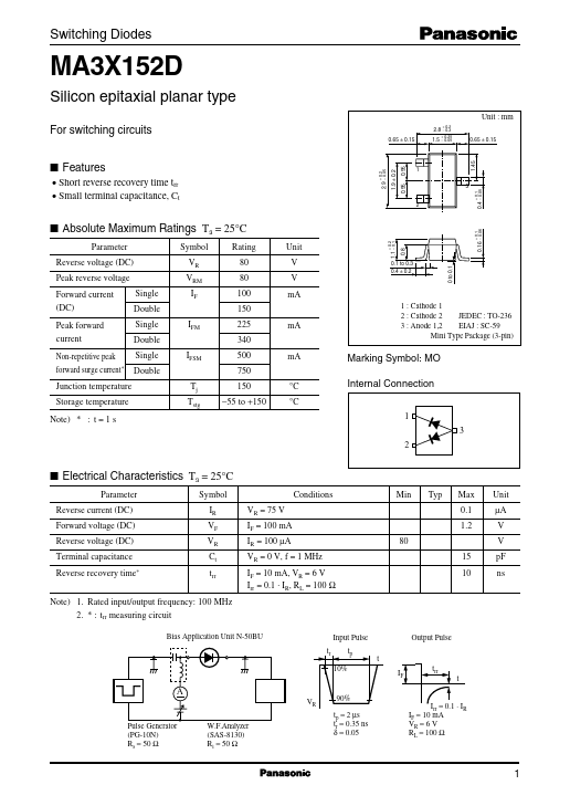 MA3X152D Panasonic