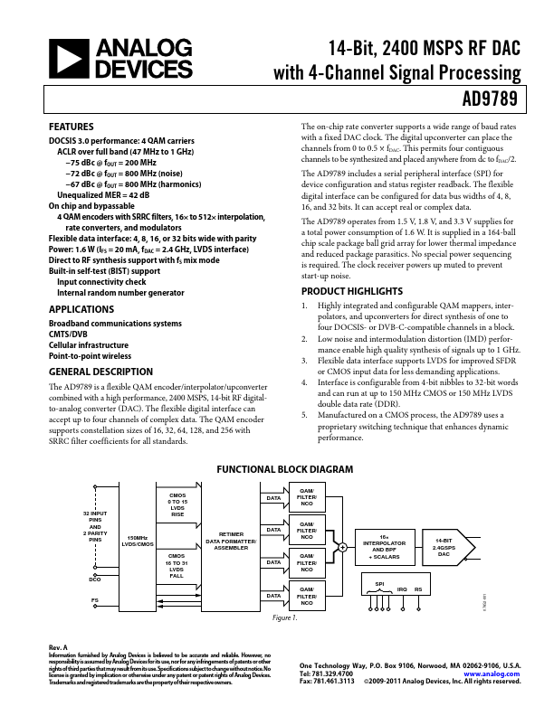 AD9789 Analog Devices