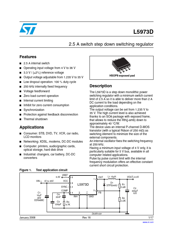 L5973D013TR STMicroelectronics