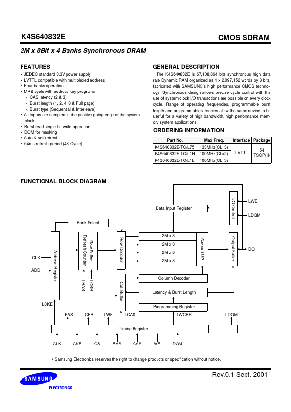 K4S640832E-TL75