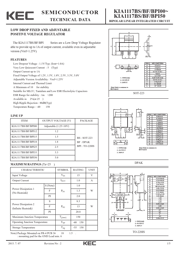 KIA1117BPI33