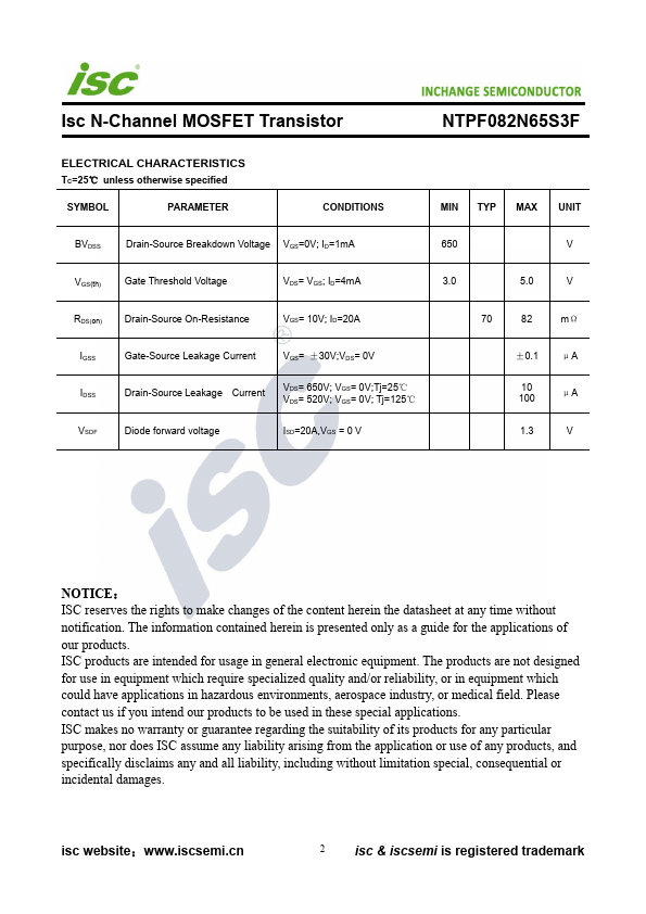 NTPF082N65S3F