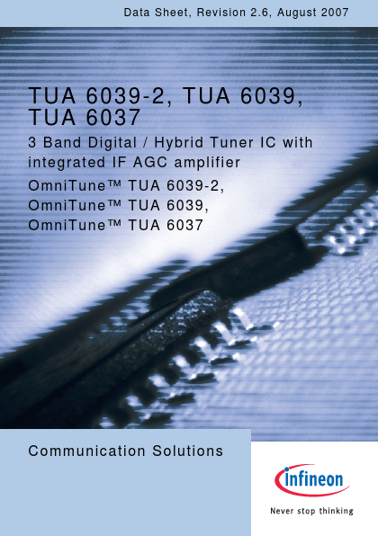 TUA6037 Infineon Technologies