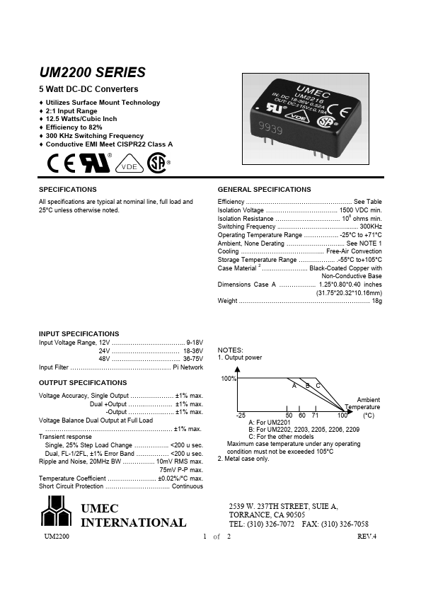 UM2203 UMEC