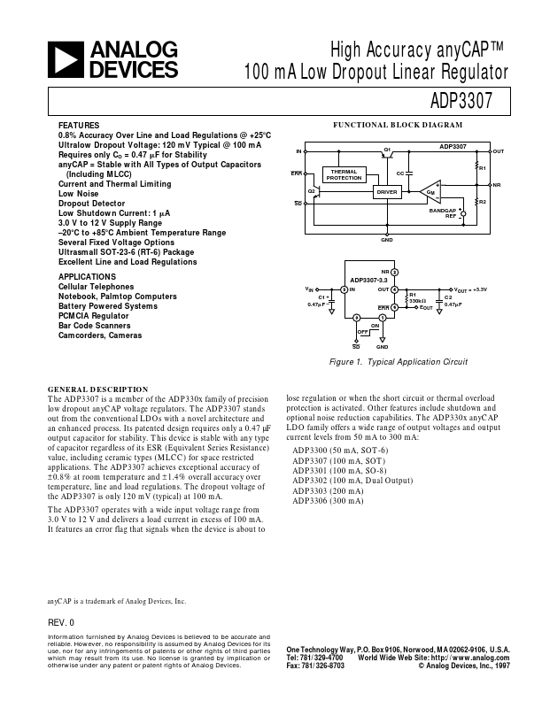 ADP3307 Analog Devices