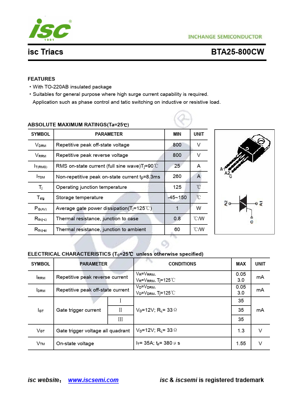 BTA25-800CW