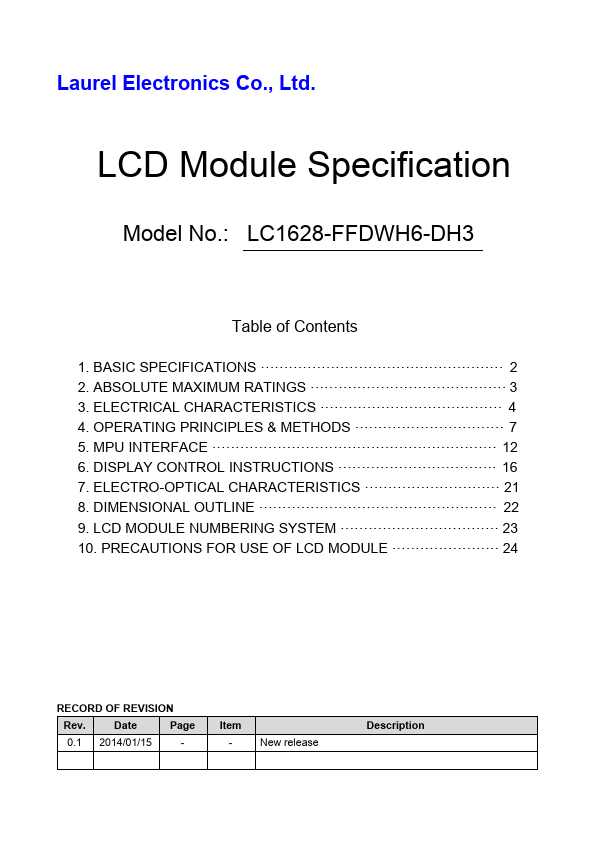 <?=LC1628-FFDWH6-DH3?> डेटा पत्रक पीडीएफ