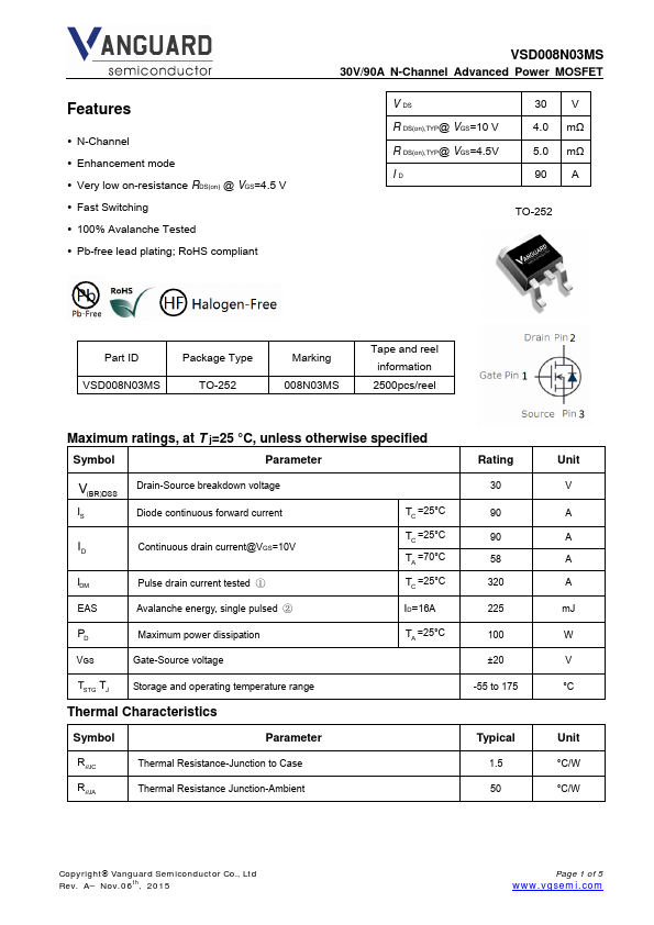 VSD008N03MS