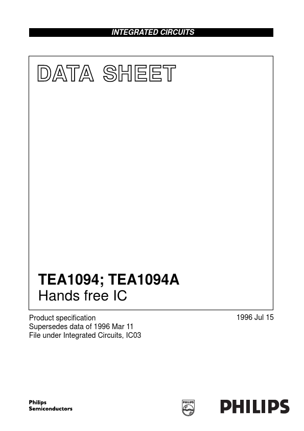 <?=TEA1094A?> डेटा पत्रक पीडीएफ