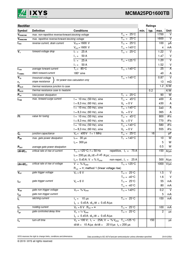 MCMA25PD1600TB