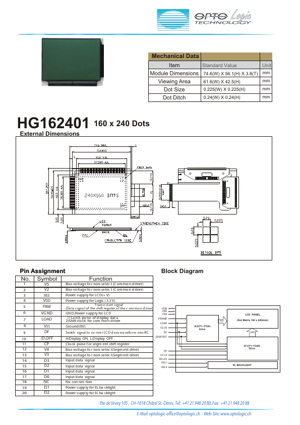 <?=HG162401?> डेटा पत्रक पीडीएफ