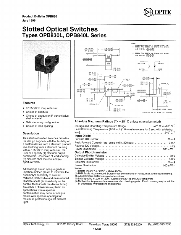 OPB841L