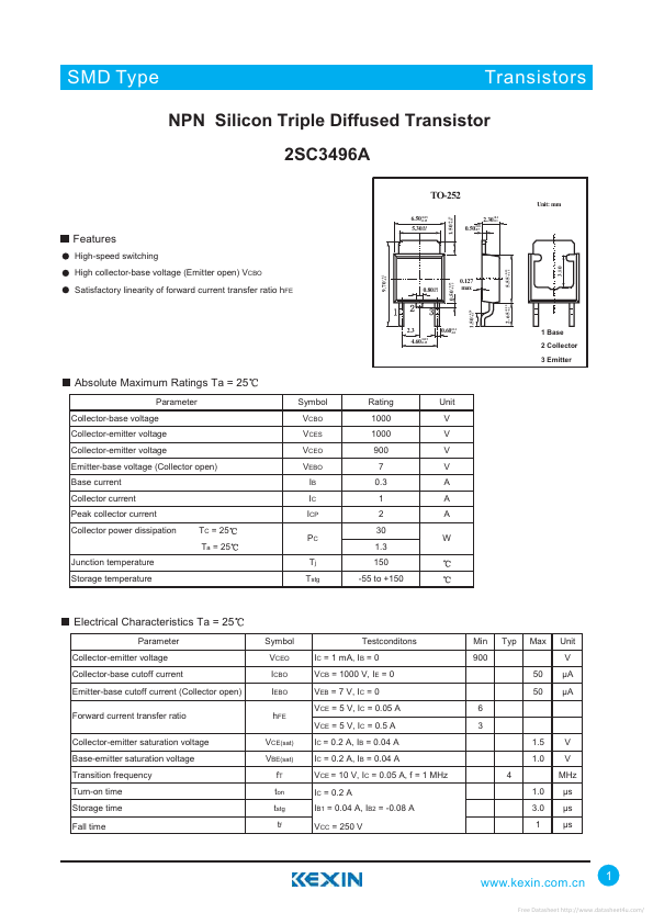 2SC3496A Kexin